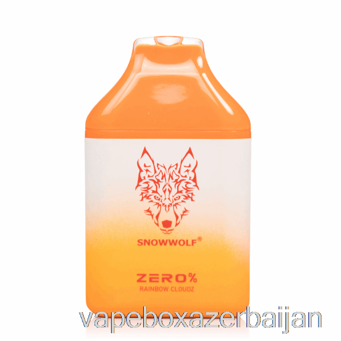 E-Juice Vape Snowwolf Zero 5500 0% Nicotine Free Disposable Rainbow Cloudz